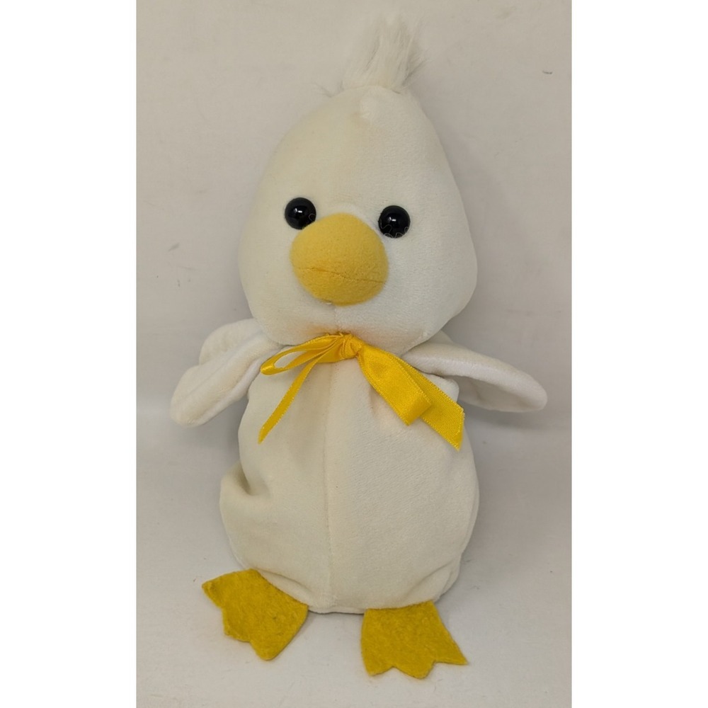 Cuddle Wit Tan Duck Chick Plush 13 Inch Stuffed Animal Beanbag Toy Vintage Y2K